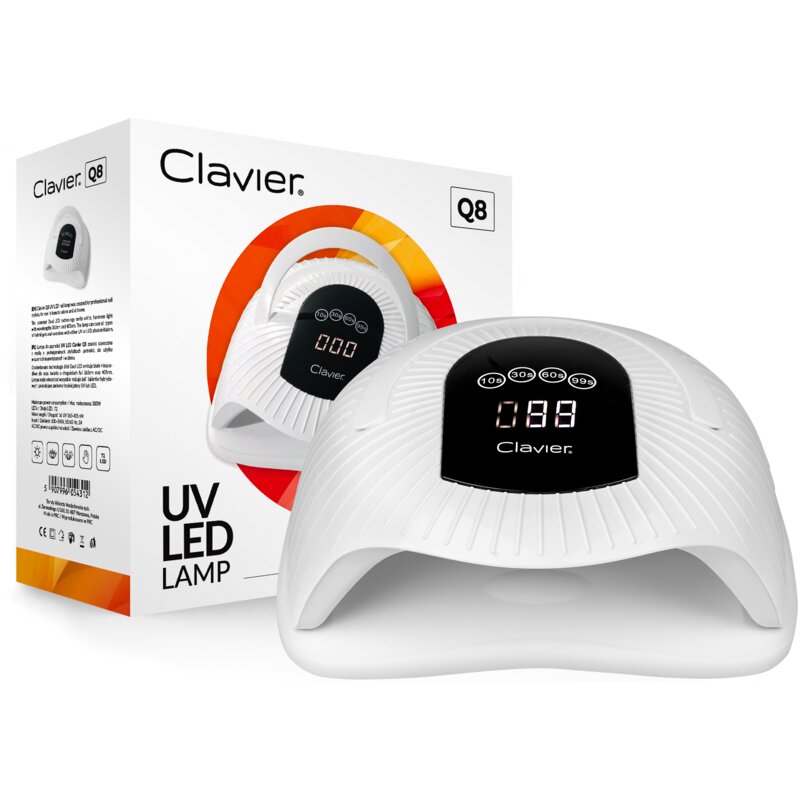 Lampa UV/LED do paznokci CLAVIER Q8 WH