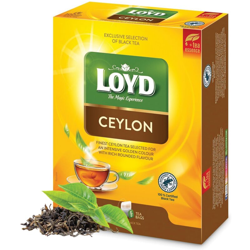 Herbata czarna w saszetkach LOYD Ceylon (100 sztuk)