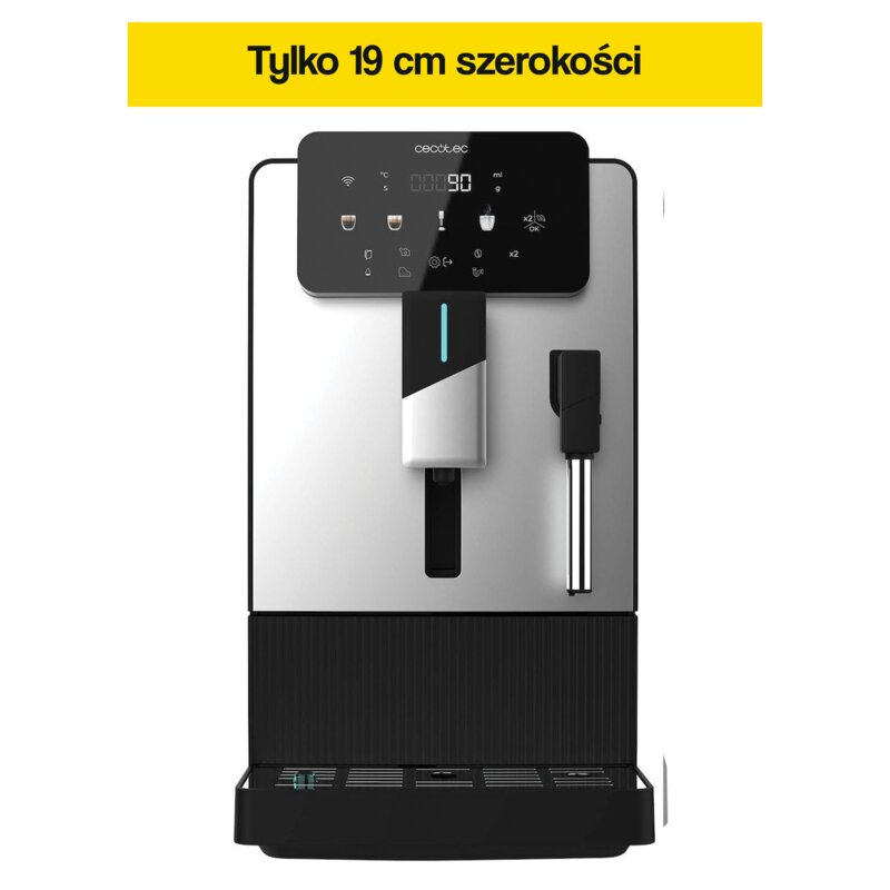 Ekspres CECOTEC Cremmaet Steam 19 cm szerokości