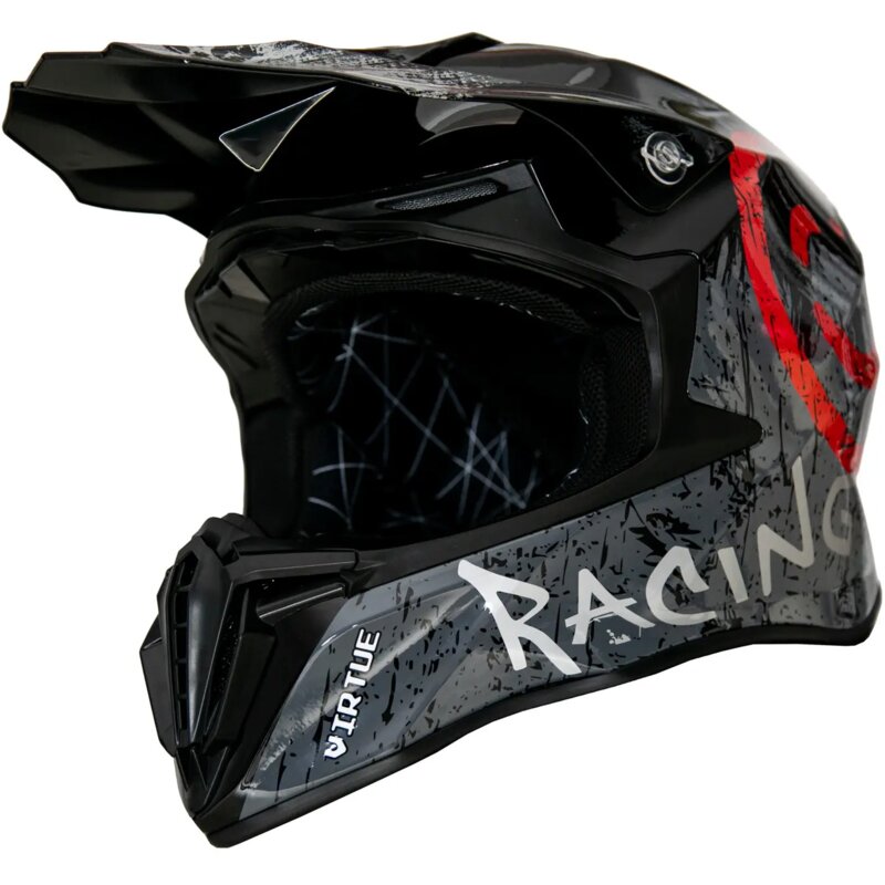 Kask motocyklowy TORQ-902 Czarno-szary (Rozmiar L)