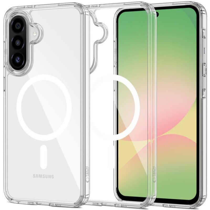 Etui TECH-PROTECT FlexAir Hybrid MagSafe do Samsung Galaxy A36/A56/A37 5G Przezroczysty
