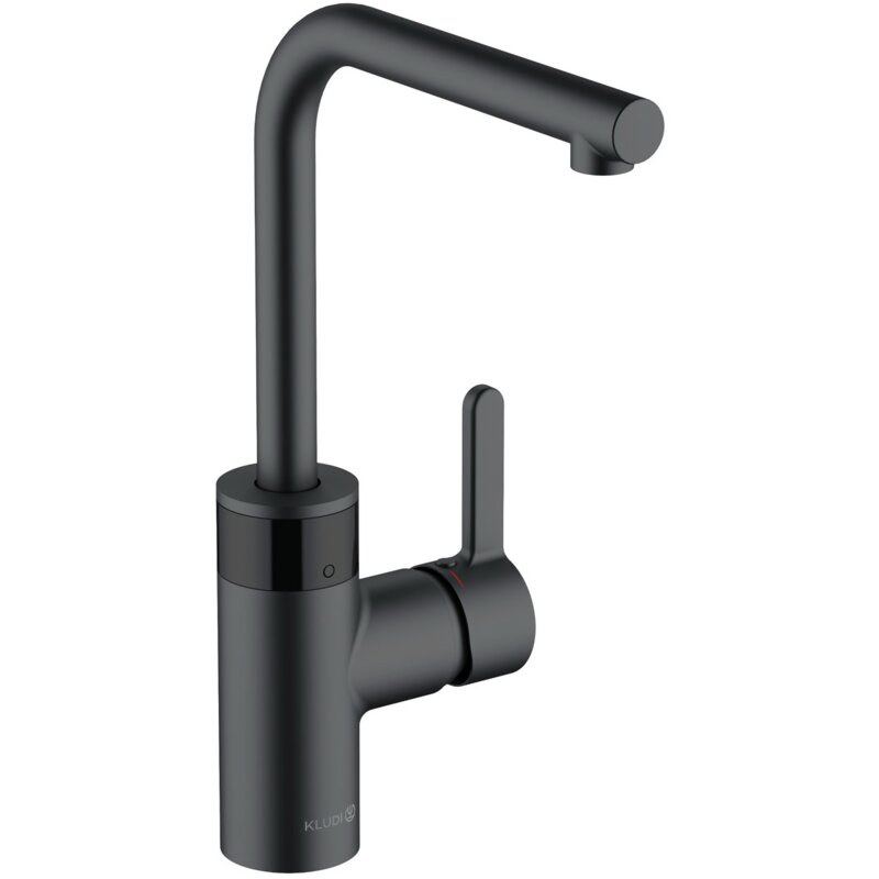 Bateria kuchenna stojąca KLUDI E-Go elektroniczna Czarny mat 422306675