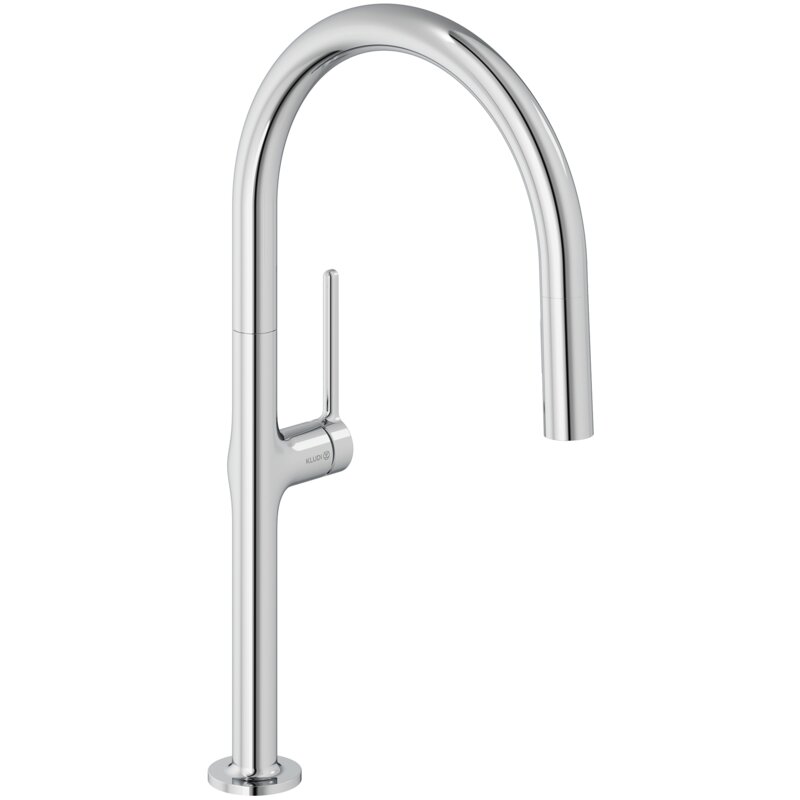 Bateria kuchenna stojąca KLUDI Reef z wyciąganą wylewką Chrom 508510575