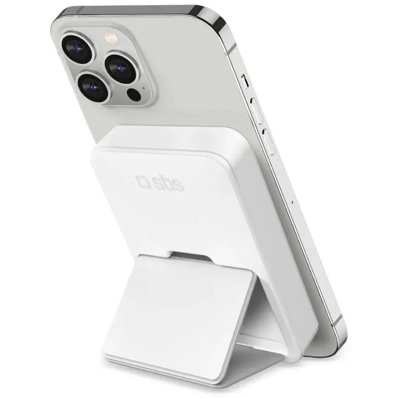 Powerbank SBS TEBB5000MAGSTANDW 5000 mAh 10W Biały