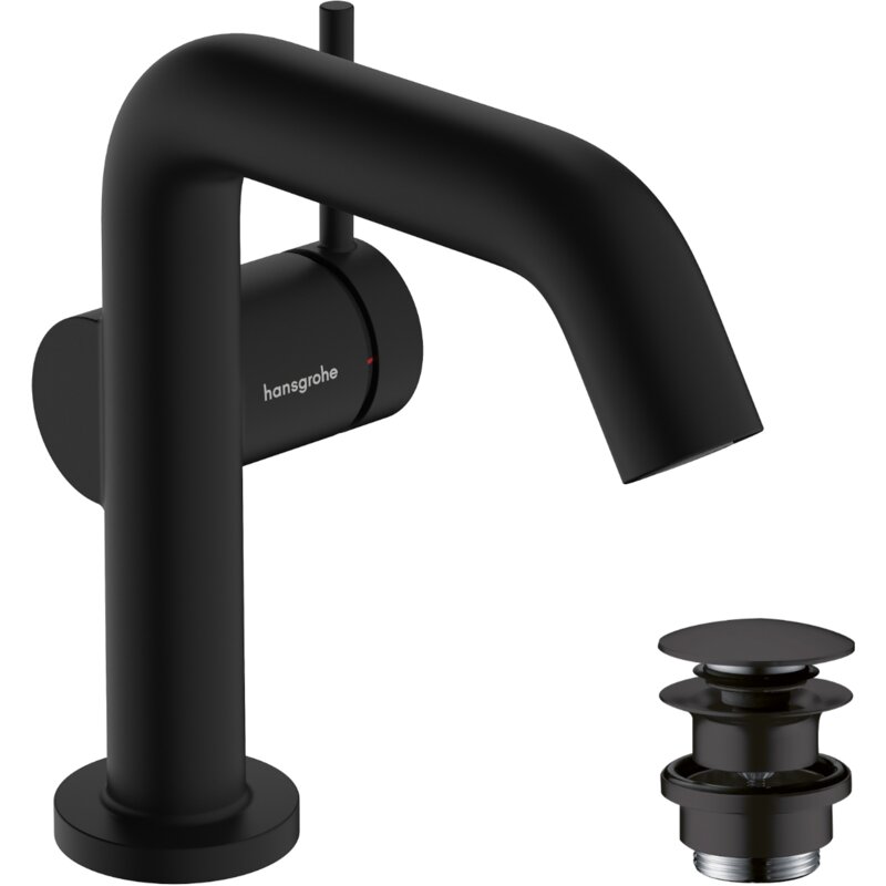 Bateria umywalkowa HANSGROHE Tecturis S 110 Fine CoolStart Ecosmart+ 73320670 Czarny mat