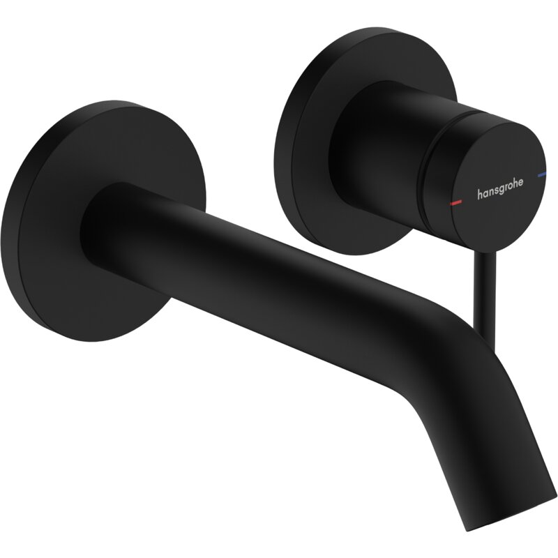 Bateria umywalkowa podtynkowa HANSGROHE Tecturis S 73350670 Czarny mat