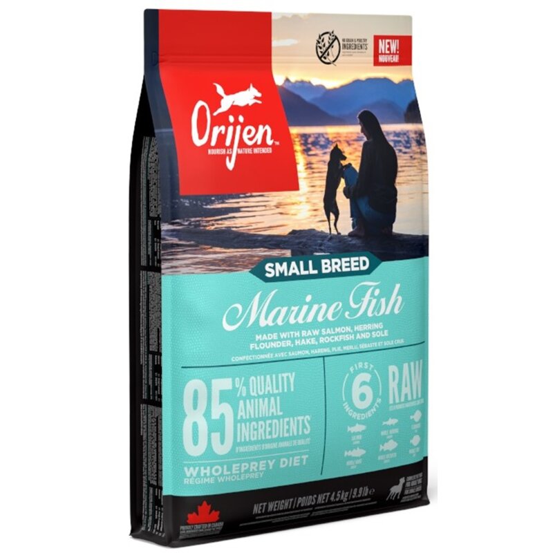 Karma dla psa ORIJEN Small Breed Marine Fish Łosoś 4.5 kg