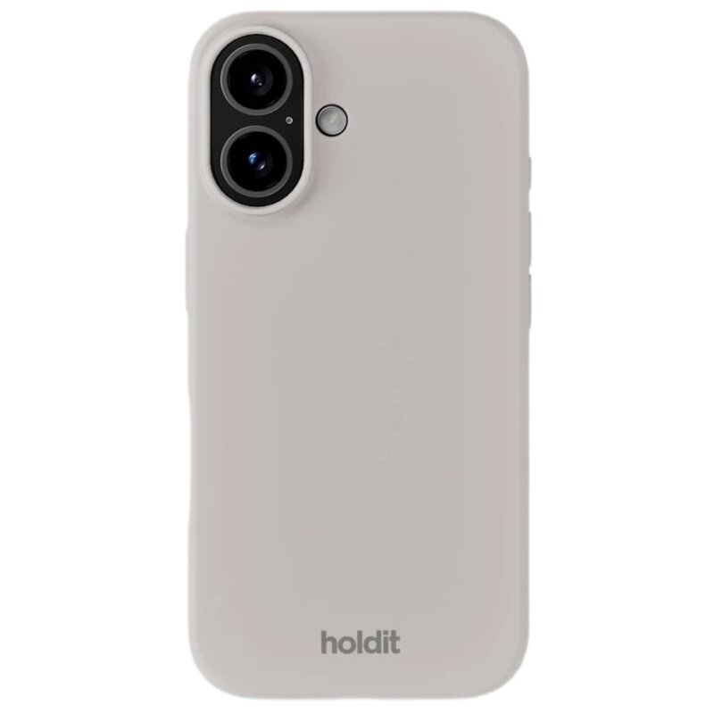 Etui HOLDIT Silicone Case do Apple iPhone 16 Szary