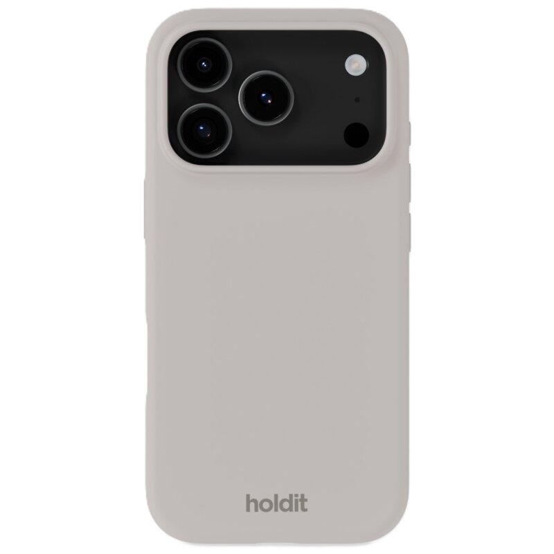Etui HOLDIT Silicone Case do Apple iPhone 17 Pro Max Szary
