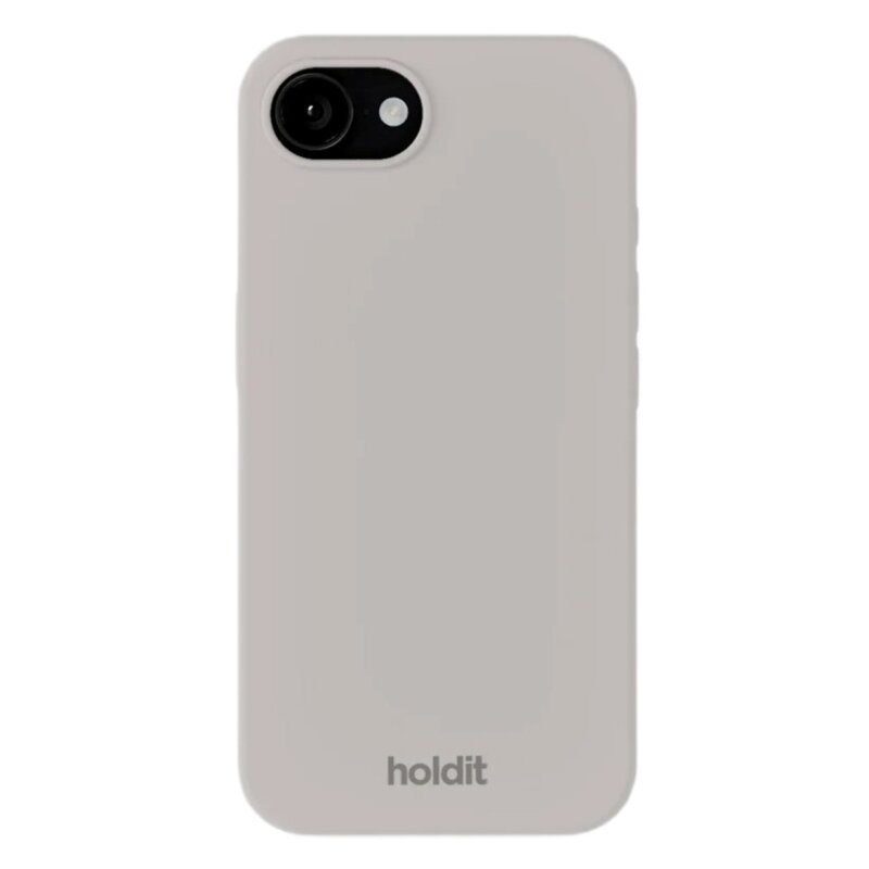 Etui HOLDIT Silicone Case do Apple iPhone 16e/17e Szary