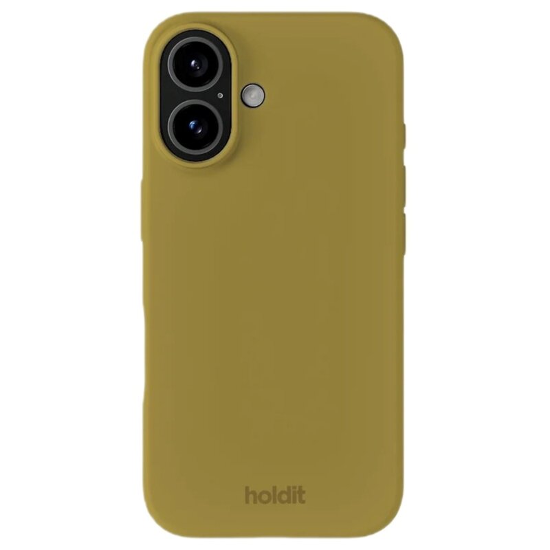 Etui HOLDIT Silicone Case do Apple iPhone 16 Zielony