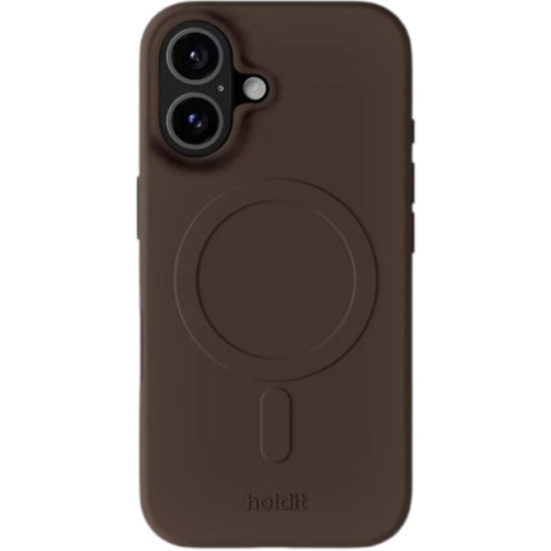 Etui HOLDIT Soft Case MagSafe do Apple iPhone 16 Brązowy