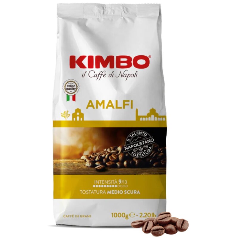 Kawa ziarnista KIMBO Amalfi 100 Arabica 1 kg