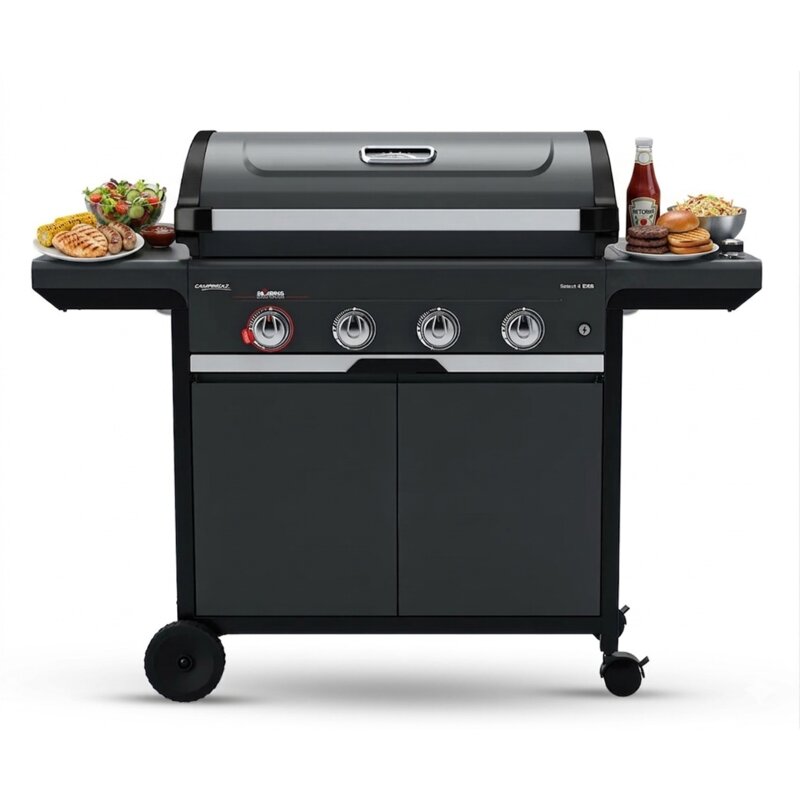 Grill ogrodowy gazowy CAMPINGAZ SELECT 4 EXS SBS 15kW 75 X 40 cm
