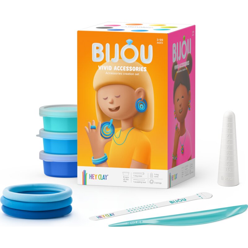 Masa plastyczna HEY CLAY Bijou Vivid HCL8001CEE8 (1 zestaw)