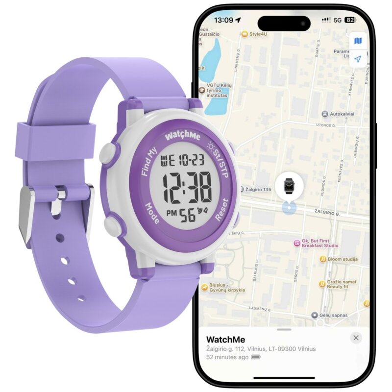 Smartwatch SPONGE WatchMe Kids Fioletowy