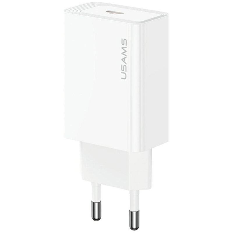 USAMS Ładowarka sieciowa T69 30W USB-C biały