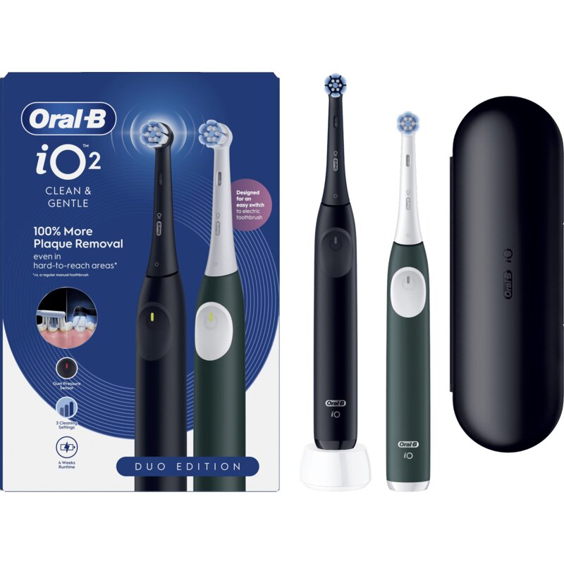 Szczoteczka magnetyczna ORAL-B IO 2 (2 sztuki) + Etui