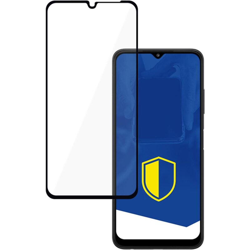 Szkło hartowane 3MK HardGlass Max Black do Samsung Galaxy A22 5G