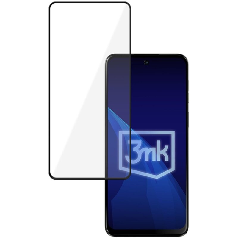 Szkło hartowane 3MK HardGlass Max Black do Motorola Moto G55 5G