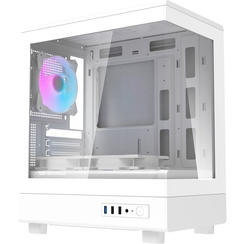 DarkFlash DB330M White + 3 Fans