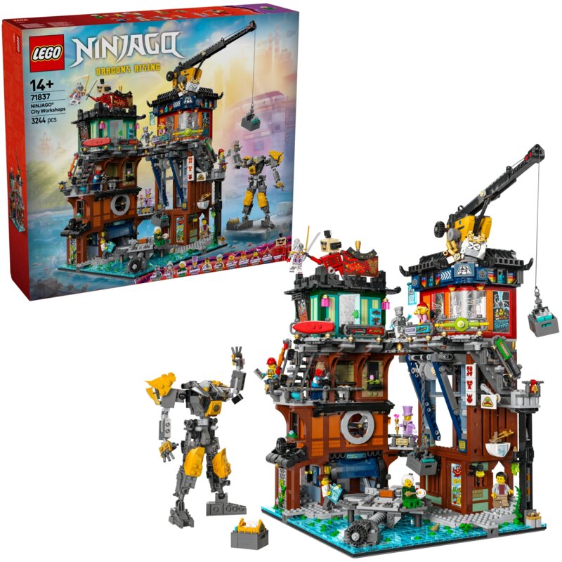 LEGO 71837 NINJAGO Warsztaty w mieście NINJAGO