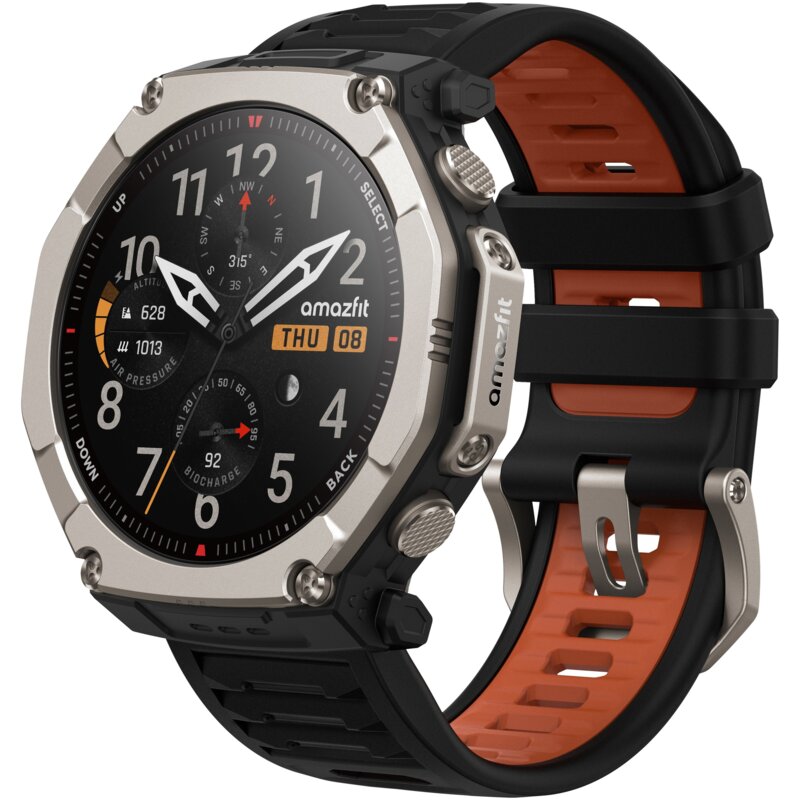 Smartwatch AMAZFIT T-Rex Ultra 2 51mm Czarno-srebrny