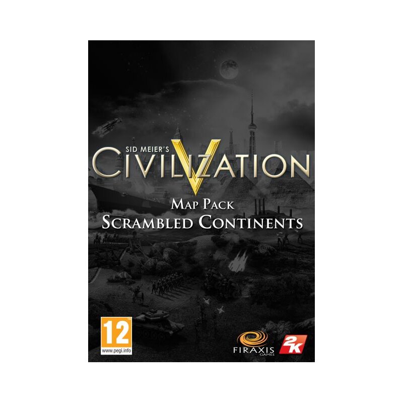 Kod aktywacyjny Gra PC Sid Meier's Civilization V Scrambled Continents