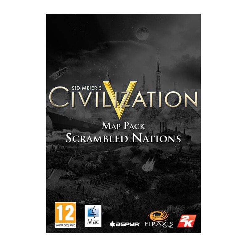 Kod aktywacyjny Gra MAC Sid Meier's Civilization V Scrambled Nations