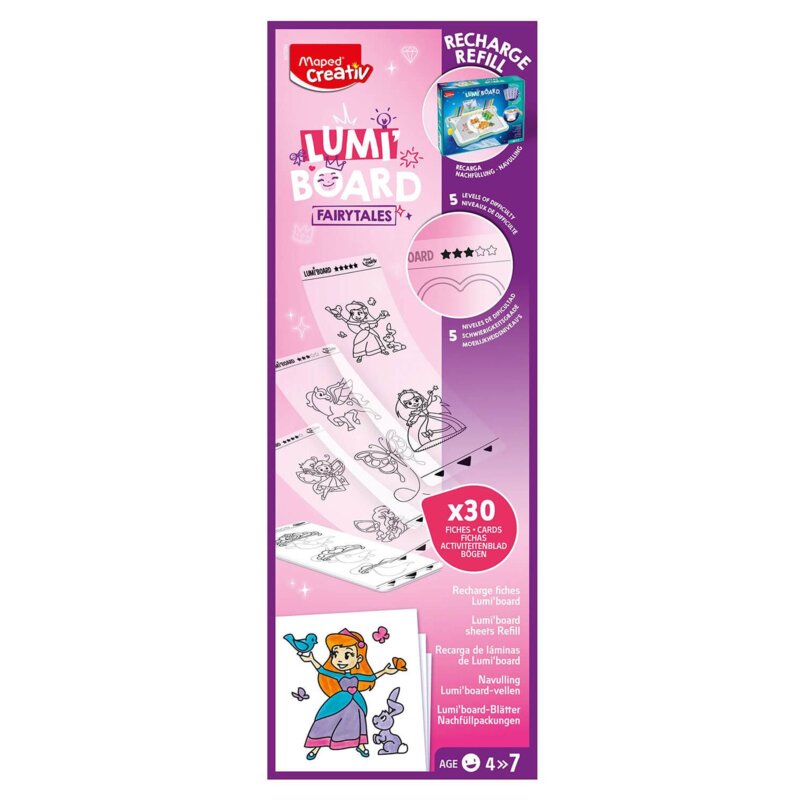 Tablica podświetlana MAPED CREATIV Lumi Board Zestaw uzupełniający wróżki 907096
