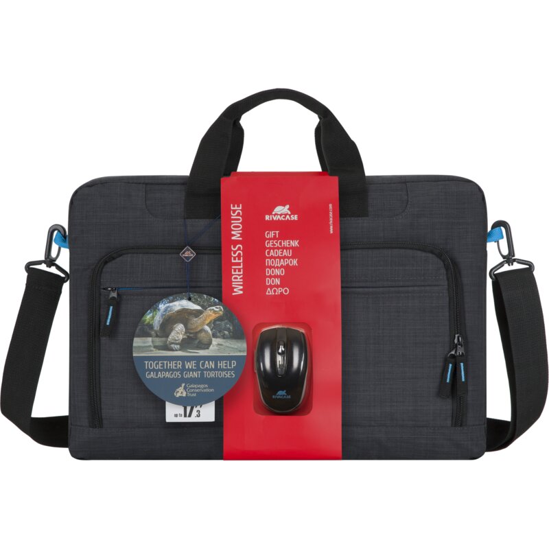 Rivacase 17.3" + mysz 8058 Czarny
