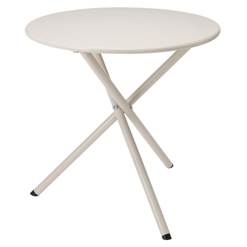 Stolik ogrodowy AMBIANCE 48x48 cm Kremowy