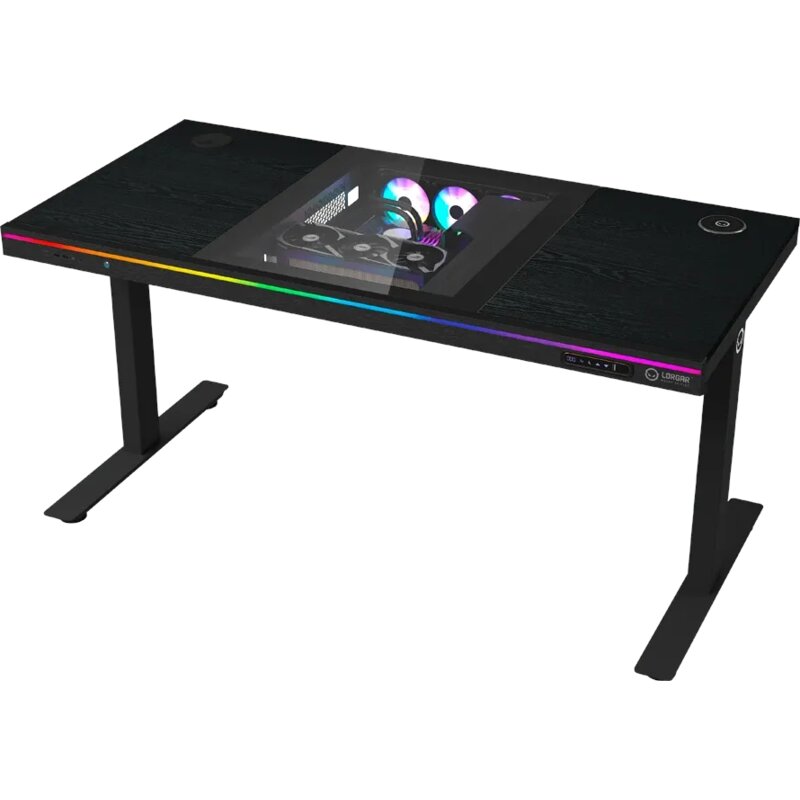 Lorgar Desk Elite 90 Series DE90W Blat Melaminowy140cm Regulacja wysokości Czarny
