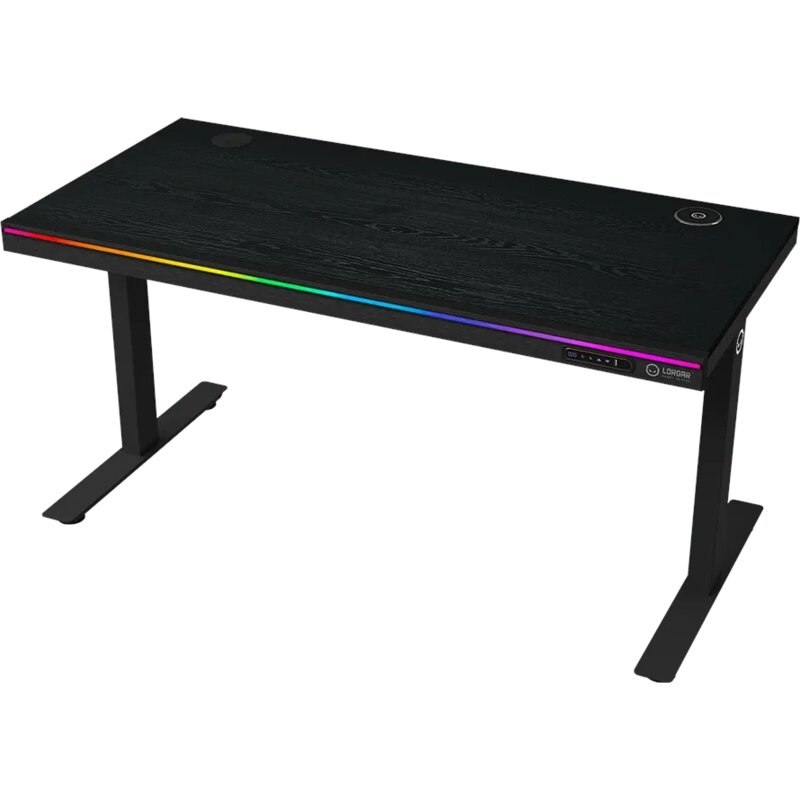 Lorgar Desk Pro 80 Series DP80W Blat Melaminowy 140cm Regulacja wysokości Czarny