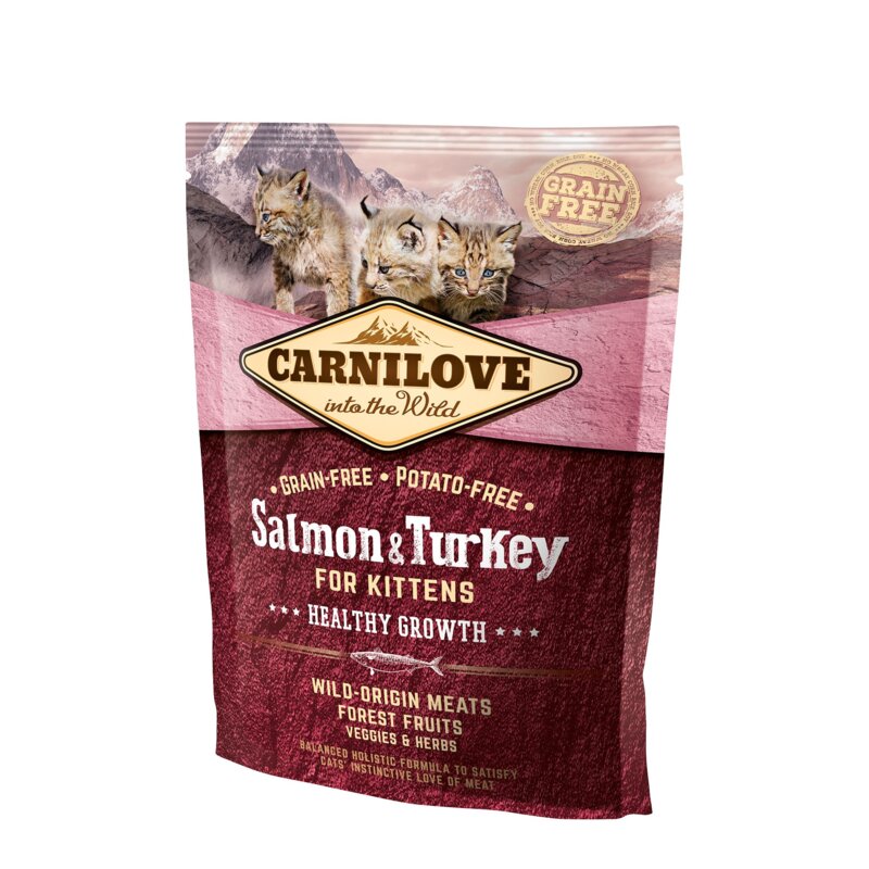 Carnilove sucha karma dla kociąt JUNIOR Indyk Łosoś 400g