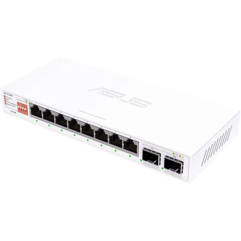 Switch ASUS QG-U1080 2.5 Gigabit Ethernet, 10 portów