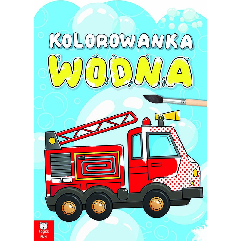 Pojazdy. Kolorowanka wodna Praca zbiorowa