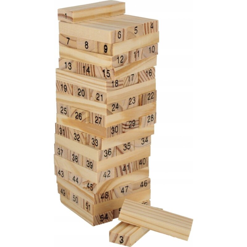 Gra Wieża drewniana Wood Cyfry MEGA CREATIVE 552115