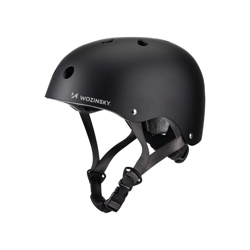 Kask rowerowy WOZINSKY HT-38CM Czarny dla Dzieci (rozmiar M)