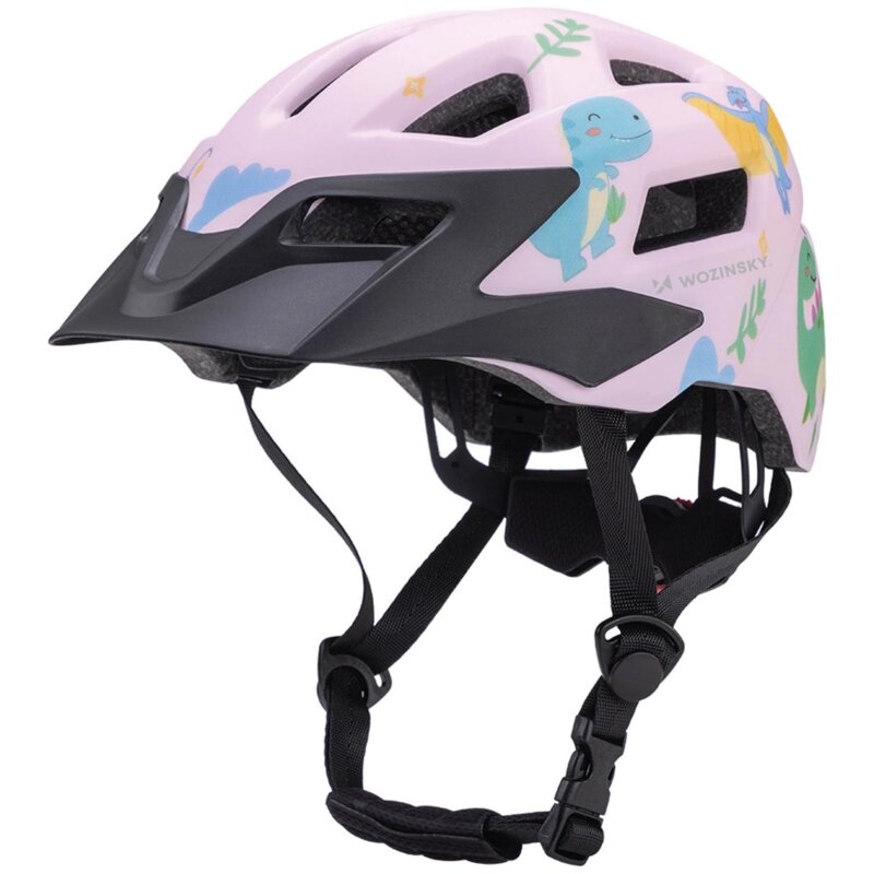 Kask rowerowy WOZINSKY HT-45R Różowy dla Dzieci (rozmiar XS)