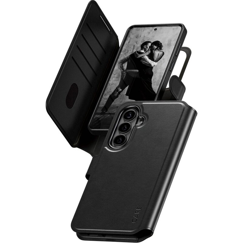 Etui PANZERGLASS Care Tango 2w1 Wallet MagSafe do Samsung Galaxy S26+ Czarny