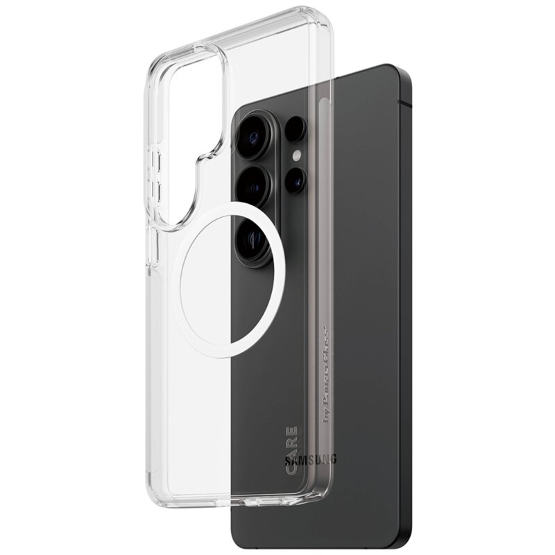 Etui PanzerGlass Urban Explorer Case Transparent Qi Samsung Galaxy S26 Ultra przezroczysto-białe
