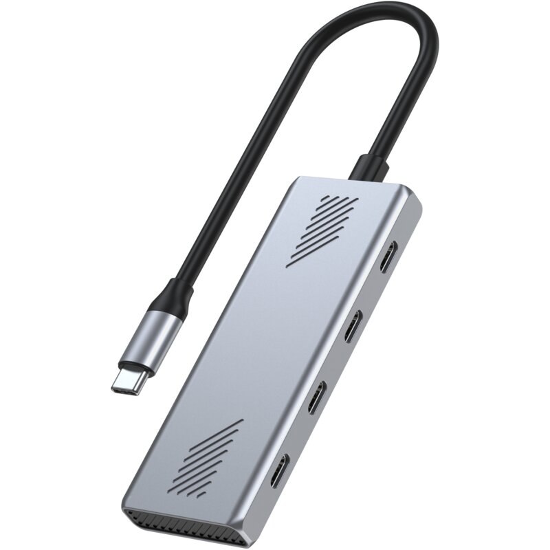 GEMBIRD 4-PORTOWY HUB USB-C 3.2 (GEN 2) TYPU C SZA