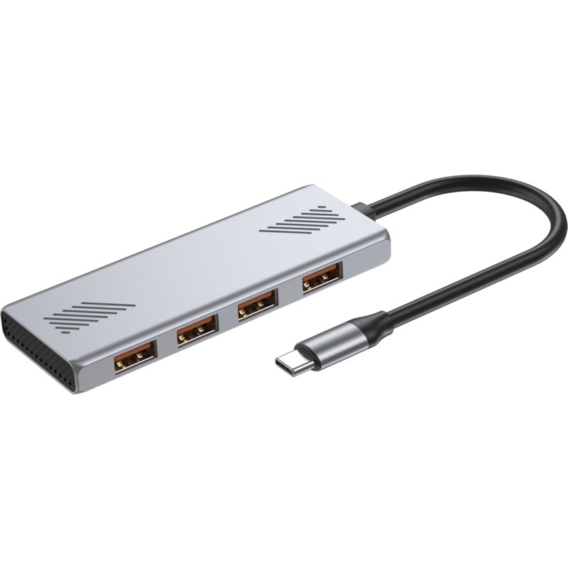 Gembird HUB USB 3.2 (Gen 2) typu C, 4 porty USB-A