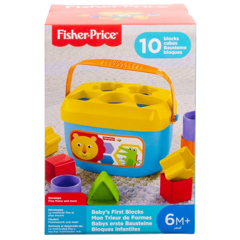 Klocki sensoryczne FISHER PRICE Pierwsze klocki malucha FFC84