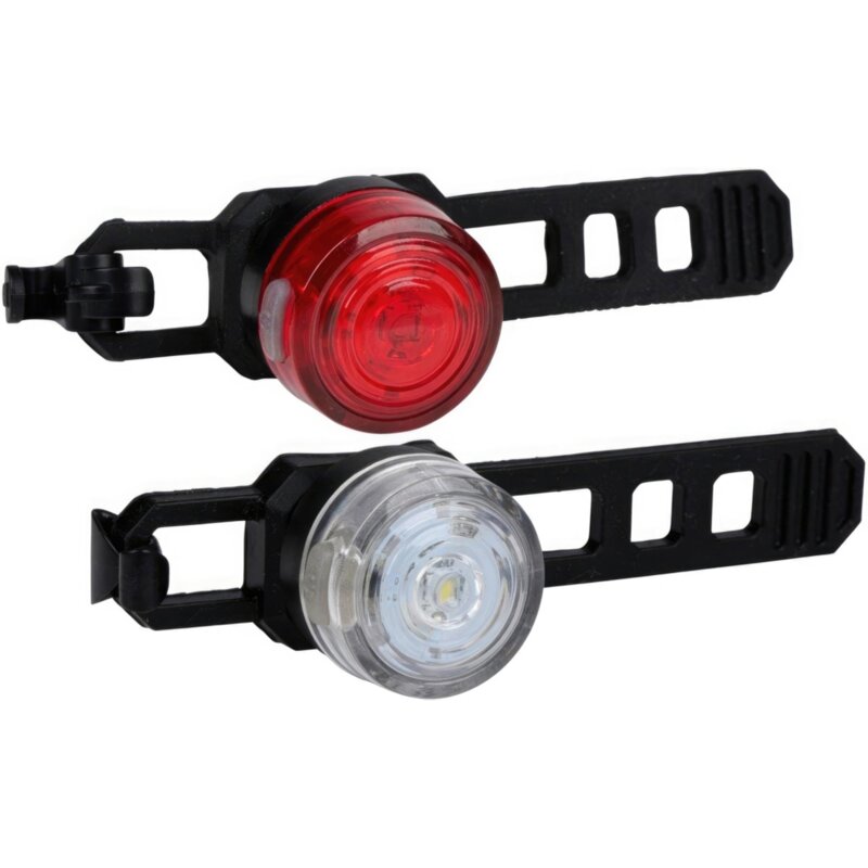 Zestaw lampek rowerowych DUNLOP 346212