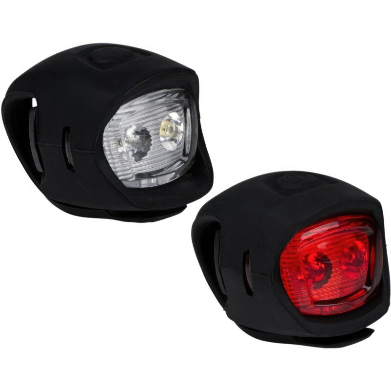 Zestaw lampek rowerowych DUNLOP 346205