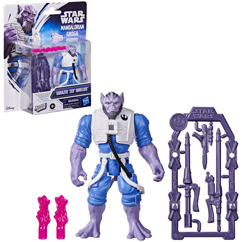 Figurka HASBRO Star Wars The Mandalorian Actionverse Zeb G28675X0