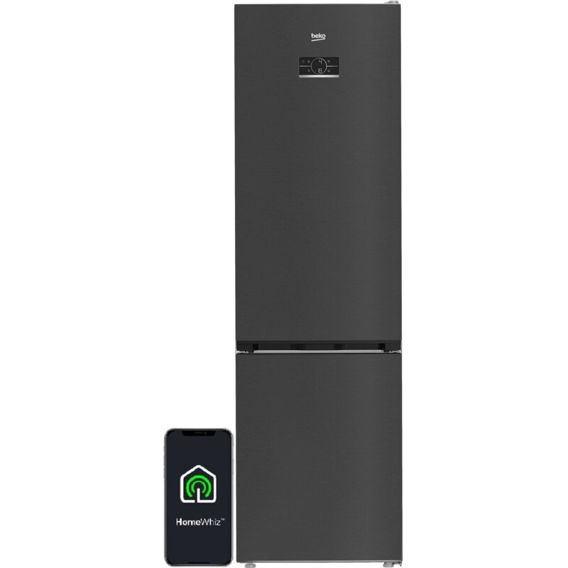 Lodówka BEKO bPRO 700 SpacePro B7RCNA417HXBRW No frost AI CoolAdapt 203.5cm Ciemna inox