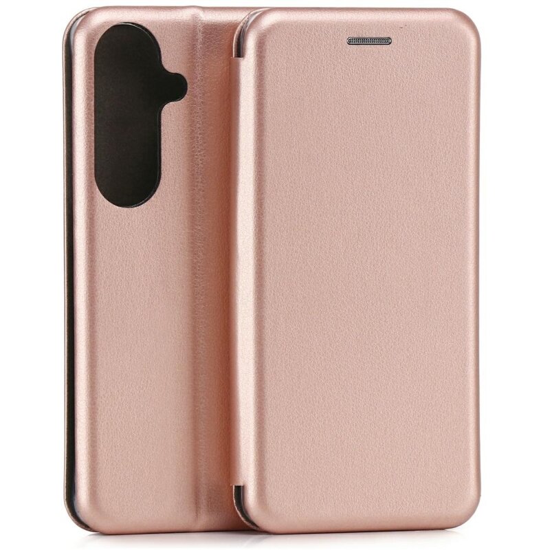 Etui BELINE Book Magnetic do Samsung Galaxy S26 Różowo-złoty